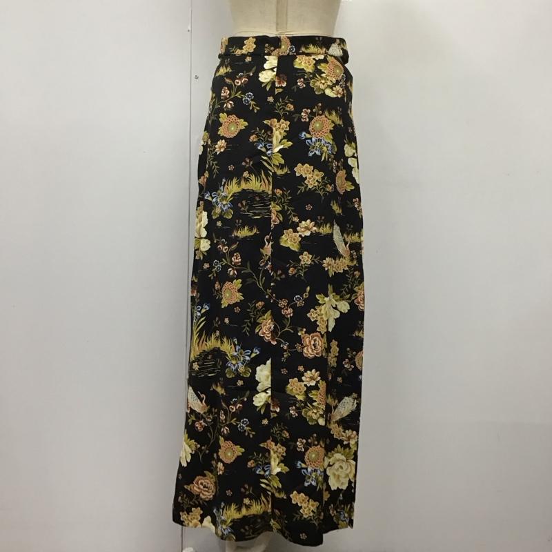 ザラ ZARA スカート ロングスカート 8462 058 800 サイドスリット XS 花柄 マルチカラー / マルチカラー /  レディース USED 古着 中古 10113504