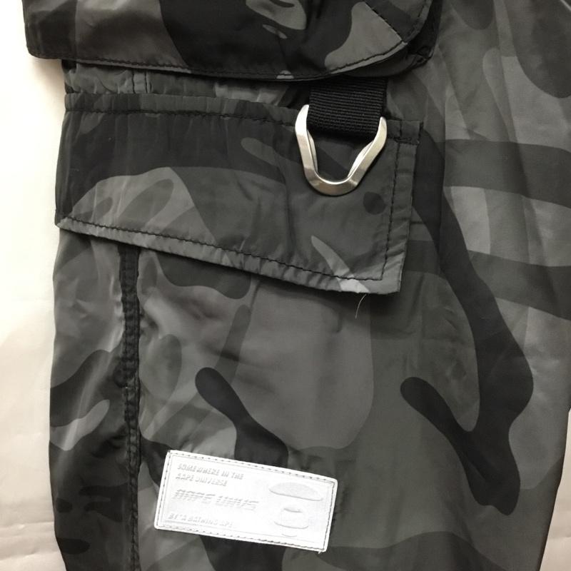 エーエイプバイアベイシングエイプ AAPE BY A BATHING APE パンツ ワークパンツ、ペインターパンツ ナイロンパンツ ワイドパンツ カジュアルパンツ M 総柄 灰 / グレー /  メンズ USED 古着 中古 10111292