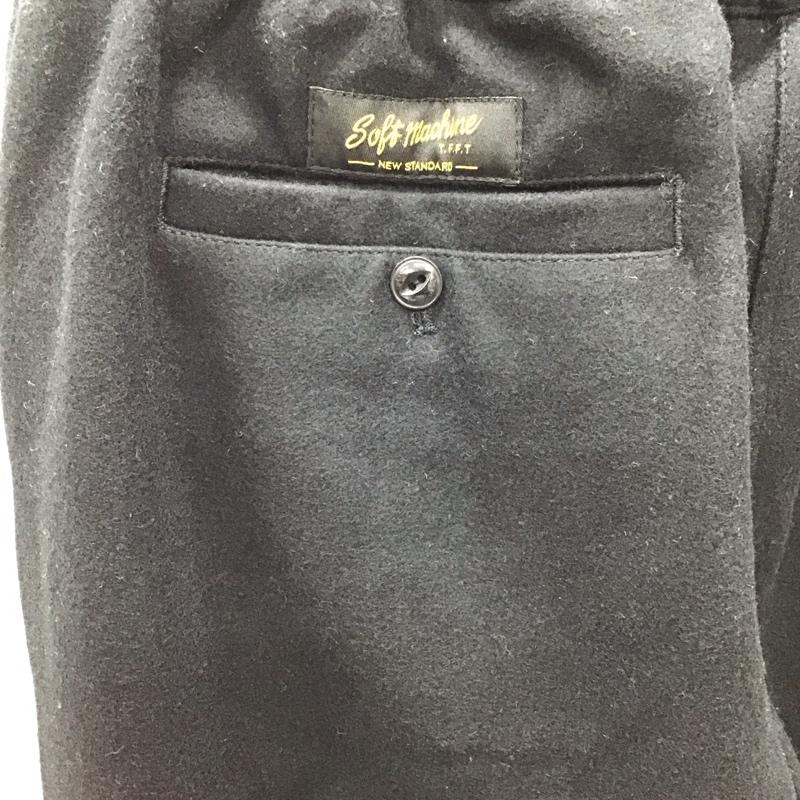 ソフト・マシーン SOFTMACHINE パンツ スラックス L 無地 黒 / ブラック /  メンズ USED 古着 中古 10122092