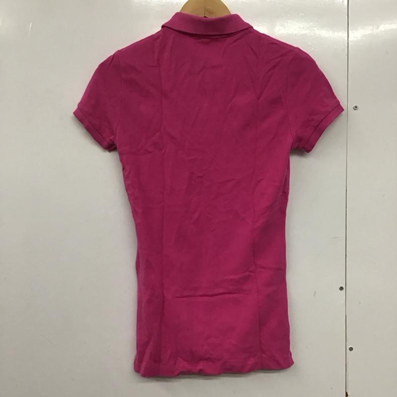 ラルフローレン RALPHLAUREN ポロシャツ 半袖 XS 無地 桃 / ピンク /  レディース USED 古着 中古 10141568