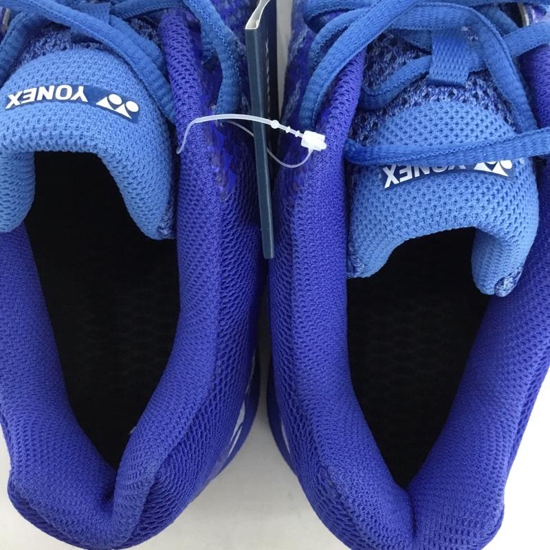 ヨネックス YONEX スニーカー スニーカー SHBA3M パワークッション エアラス3メン バドミントンシューズ 24.5cm 箱有 24.5cm ロゴ、文字 青 / ブルー /  レディース USED 古着 中古 10147952