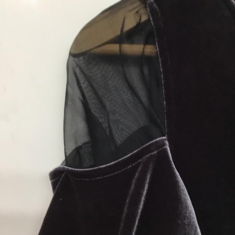 ジルスチュアート JILLSTUART ワンピース ひざ丈スカート S 無地 黒 / ブラック /  レディース USED 古着 中古 10142861