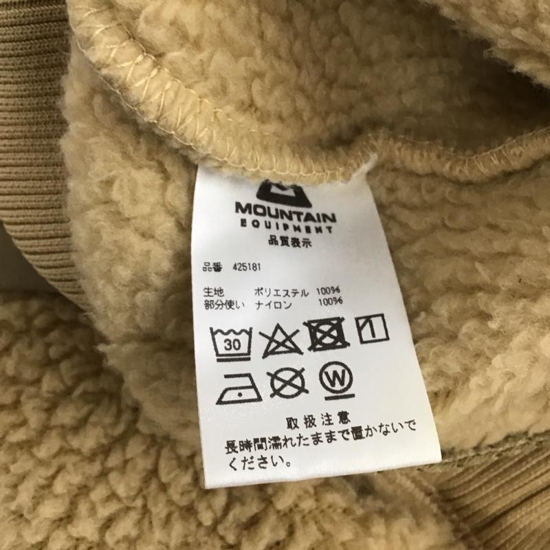 マウンテンイクイップメント MOUNTAIN EQUIPMENT トレーナー 長袖 425181 ボアスウェット S 無地 ベージュ / ベージュ /  メンズ USED 古着 中古 10123887