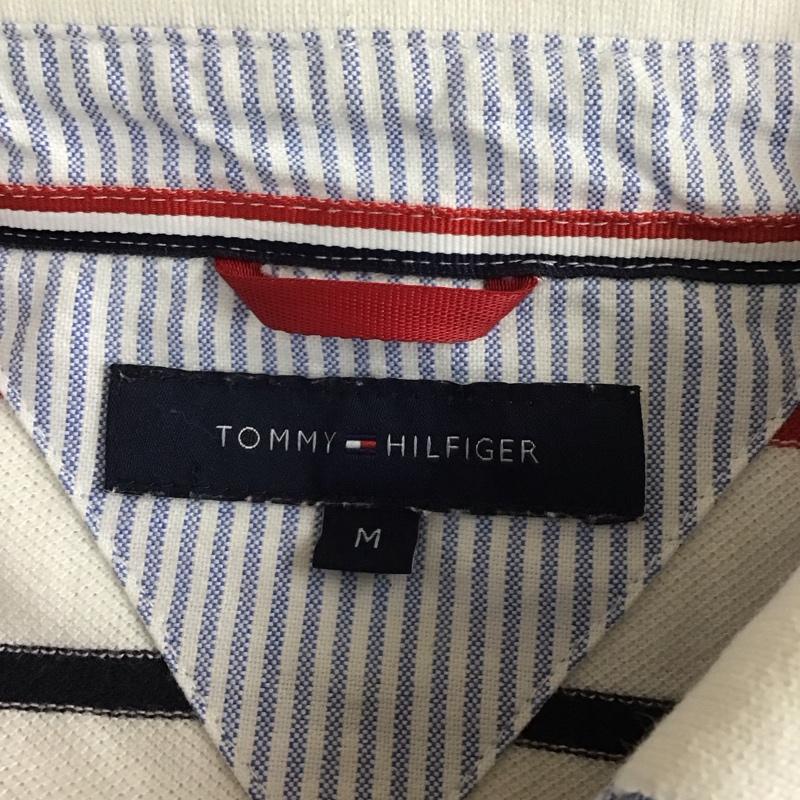 トミーヒルフィガー TOMMY HILFIGER ポロシャツ 半袖 半袖ポロシャツ カラーシャツ 半袖カットソー M ロゴ、文字 マルチカラー / マルチカラー /  メンズ USED 古着 中古 10118277