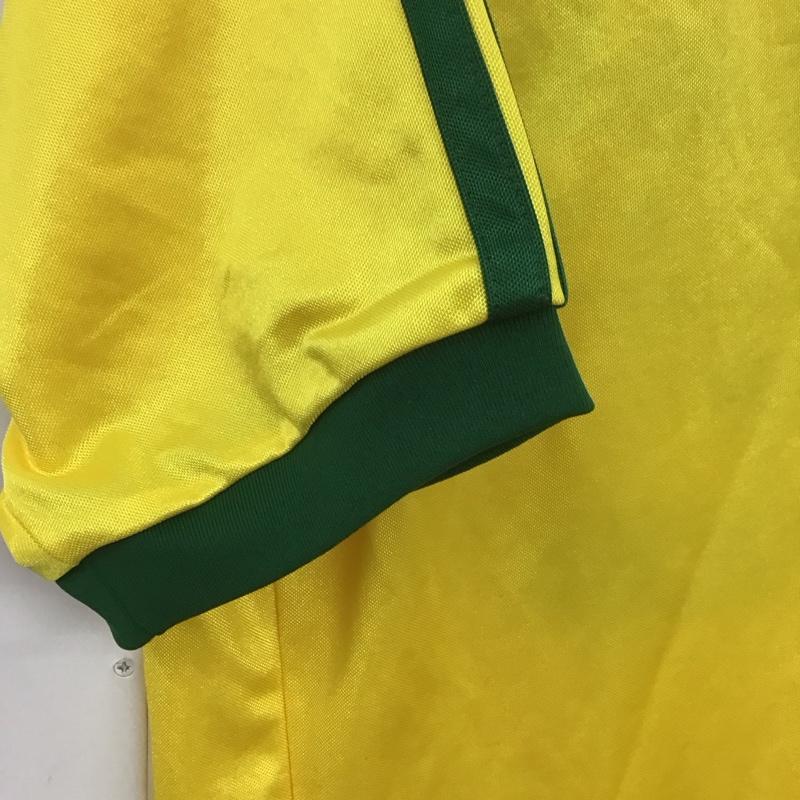 アディダス adidas Tシャツ 半袖 無地 X ロゴ、文字 黄 / イエロー /  メンズ USED 古着 中古 10128491