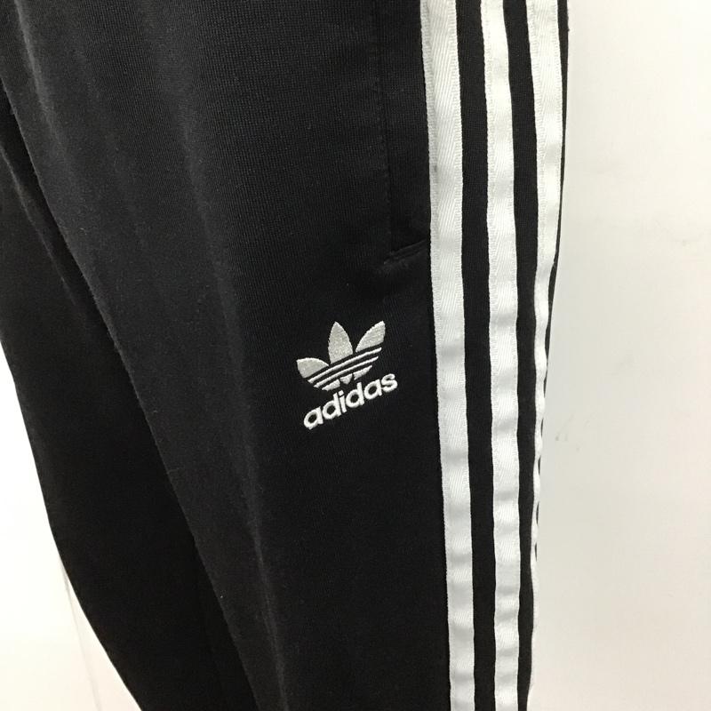 アディダス adidas ボトムス ボトムス cw1275 トラックパンツ ジャージ スポーツ スリムパンツ カジュアルパンツ S ロゴ、文字 黒 / ブラック /  レディース USED 古着 中古 10105641
