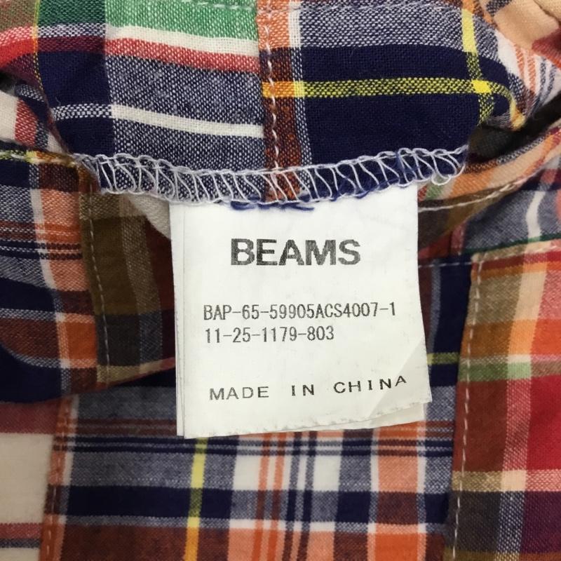 ビームス BEAMS パンツ ショートパンツ パッチワーク L チェック マルチカラー / マルチカラー /  メンズ USED 古着 中古 10110617