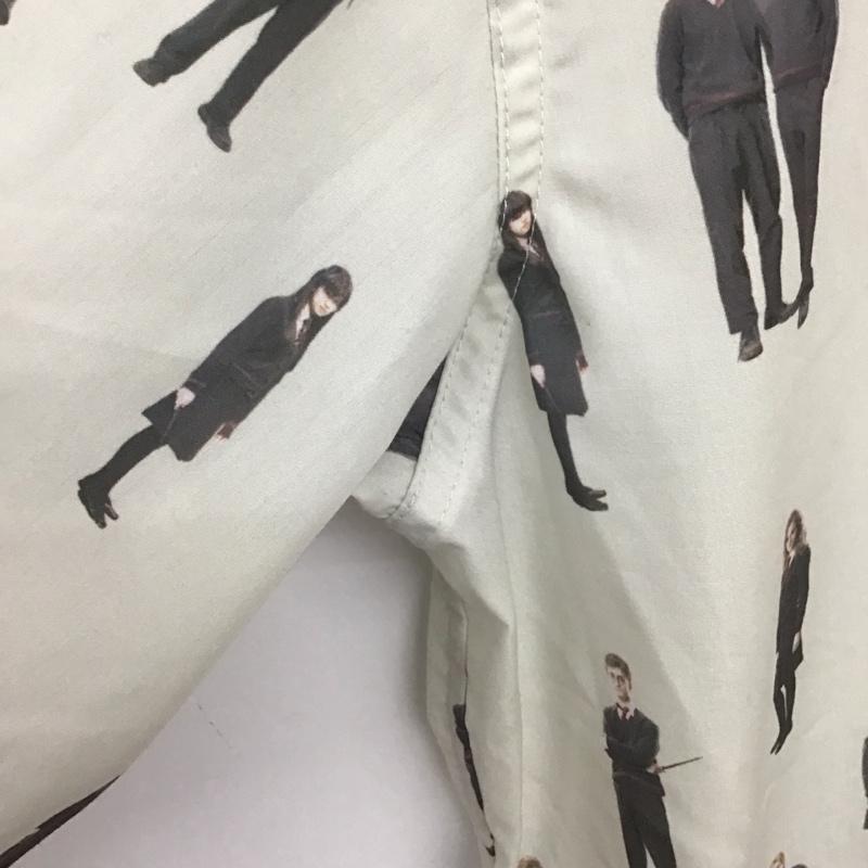 グラニフ graniph シャツ、ブラウス 半袖 半袖シャツ プリントシャツ ポケットシャツ ハリーポッター XL プリント 白 / ホワイト /  メンズ USED 古着 中古 10140121