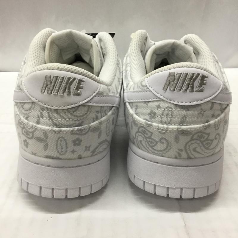 ナイキ NIKE スニーカー スニーカー DJ9955 100 WMNS DUNK LOW ESS 28cm 箱有 ペイズリー 28.0cm ロゴ、文字 白 / ホワイト /  メンズ USED 古着 中古 10111970