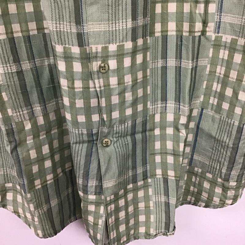 古着 USED シャツ、ブラウス 半袖 半袖シャツ チェックシャツ ボタンダウンシャツ L チェック マルチカラー / マルチカラー /  メンズ USED 古着 中古 10136717