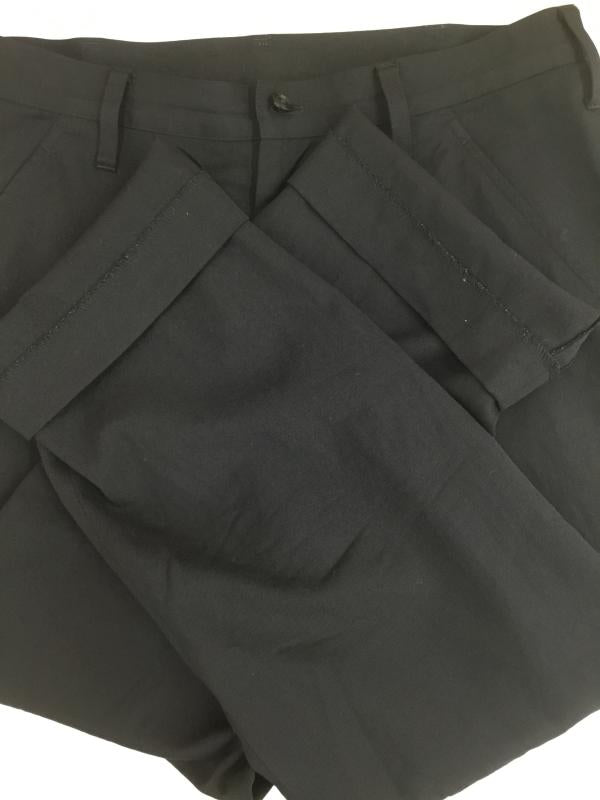 ヨウジヤマモト Yohji Yamamoto パンツ スラックス 2 無地 黒 / ブラック /  メンズ USED 古着 中古 10110119