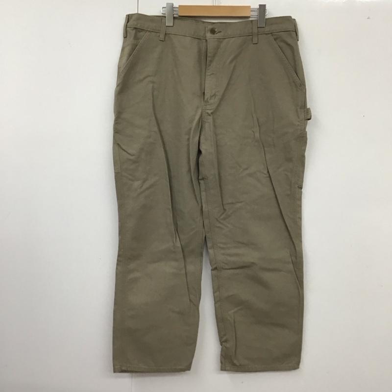 カーハート Carhartt パンツ ワークパンツ、ペインターパンツ ワークパンツ ワイドパンツ カジュアルパンツ カーゴパンツ 無地 ベージュ / ベージュ /  メンズ USED 古着 中古 10110441