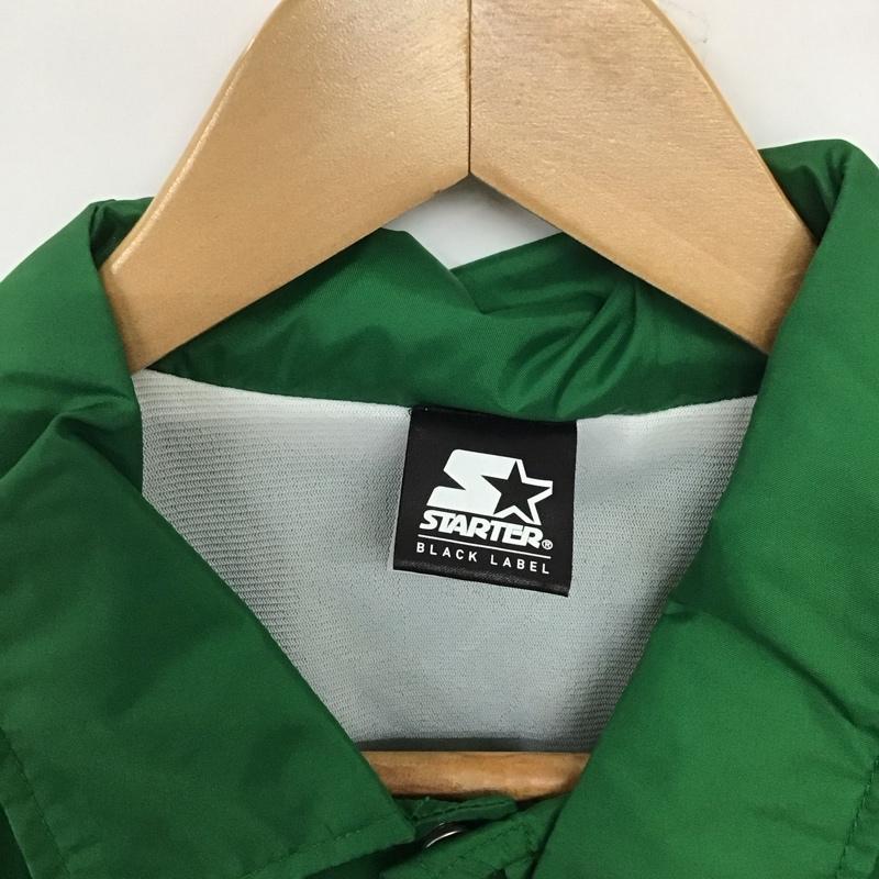 スターター STARTER ジャケット、上着 ジャケット、ブレザー ナイロンジャケット カジュアルジャケット アウター カラージャケット L ロゴ、文字 緑 / グリーン /  メンズ USED 古着 中古 10132743