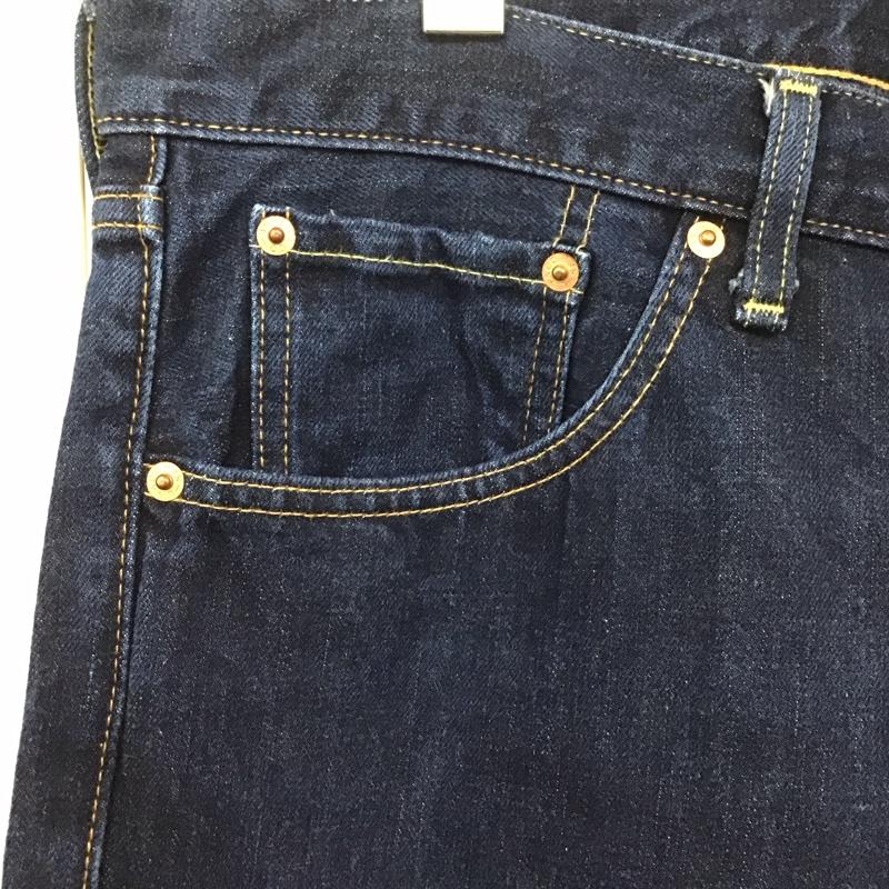 リーバイストラウスアンドコー Levi Strauss & co. パンツ デニム、ジーンズ デニムパンツ ワイドパンツ カジュアルパンツ 36 無地 インディゴ / インディゴ /  メンズ USED 古着 中古 10130608