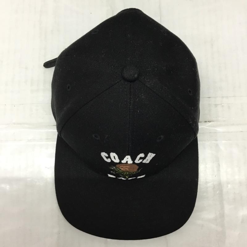 アベイシングエイプ A BATHING APE 帽子 キャップ 001CPG231903X COACH 刺繍 ロゴ、文字 黒 / ブラック /  メンズ USED 古着 中古 10117016