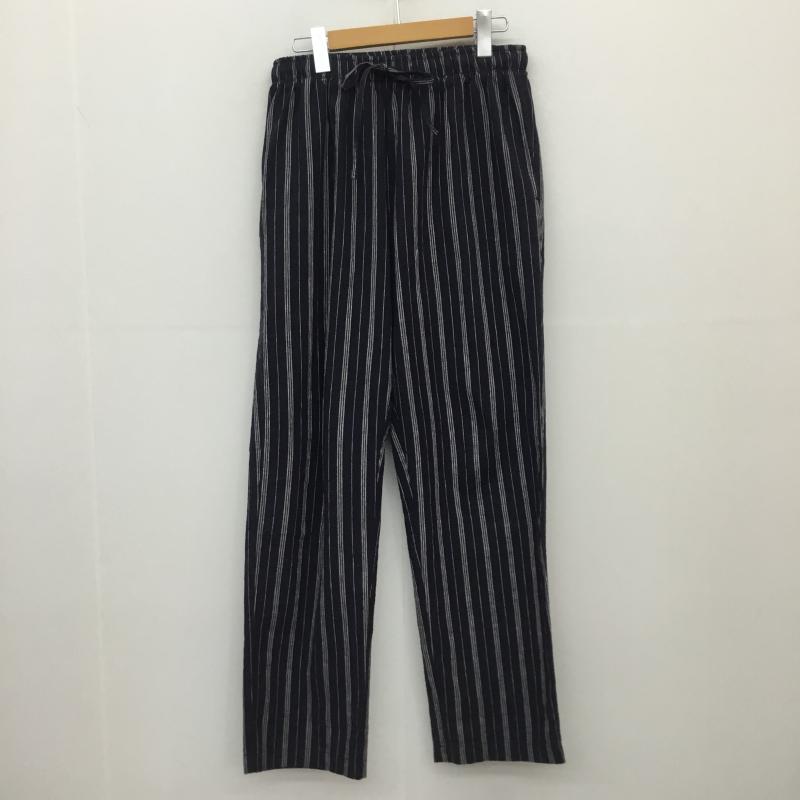 ネストローブ nest Robe パンツ サルエルパンツ 01202‐1464　20SS　コットンリネンストライプイージーフィットパンツ　ネストローブ FREE ストライプ 紺 / ネイビー / X 白 / ホワイト /  レディース USED 古着 中古 10115036