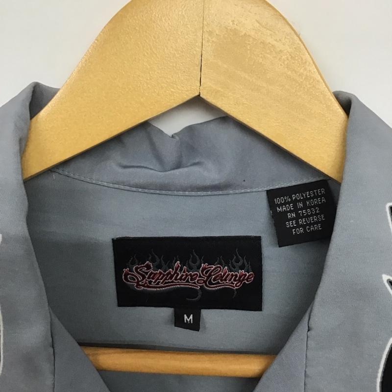 古着 USED シャツ、ブラウス 半袖 半袖シャツ プリントシャツ カラーシャツ M プリント 灰 / グレー /  メンズ USED 古着 中古 10132233