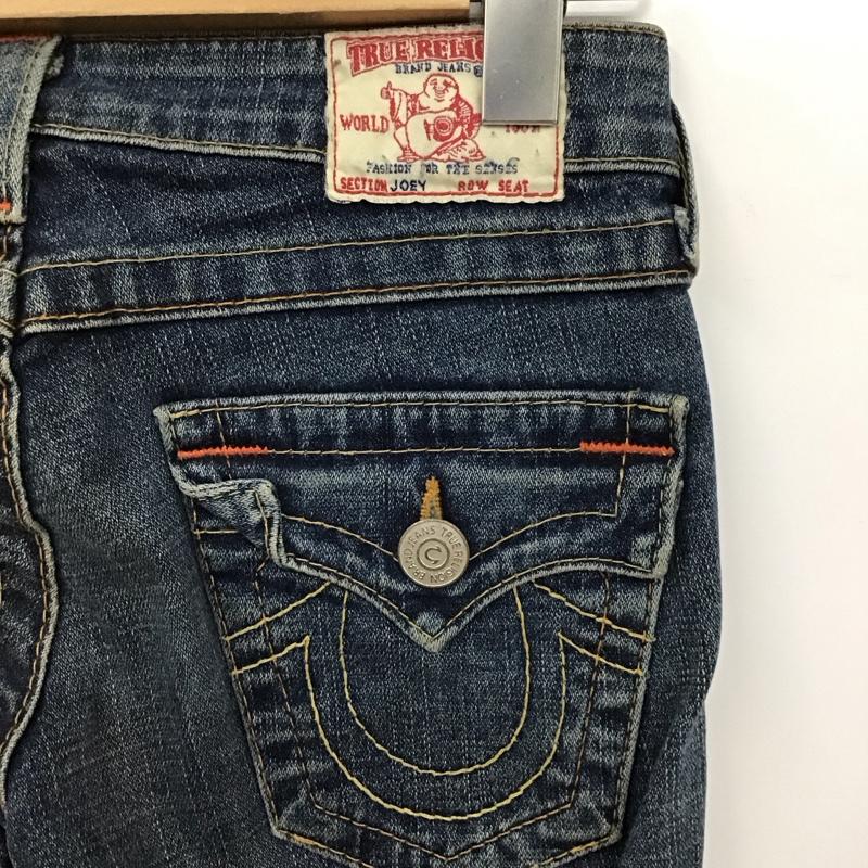 トゥルーレリジョン TRUE RELIGION パンツ デニム、ジーンズ デニムパンツ スリムパンツ ストレッチパンツ ジーンズ 無地 インディゴ / インディゴ /  メンズ USED 古着 中古 10117287