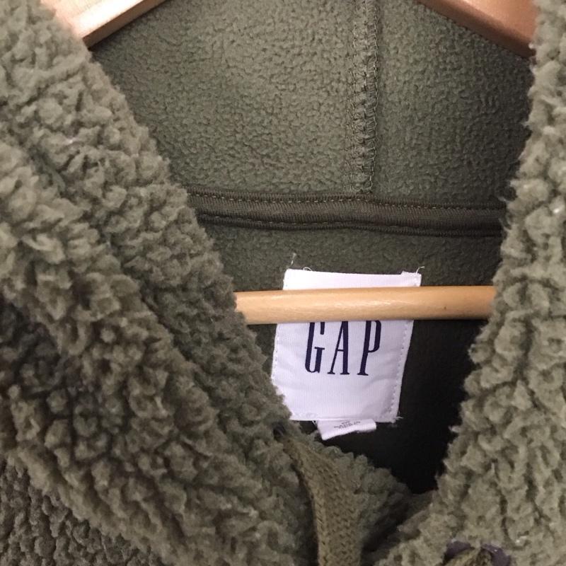 ギャップ GAP パーカー 長袖 M 無地 カーキ / カーキ /  メンズ USED 古着 中古 10141141