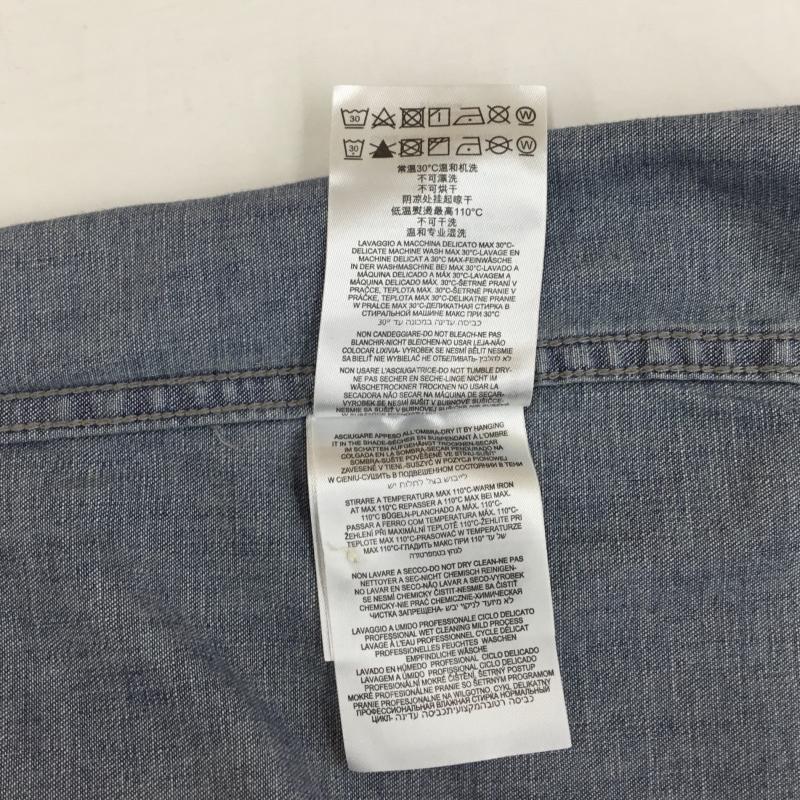 リプレイ REPLAY シャツ、ブラウス 長袖 REPLAY デニムシャツ　M4023.000.F26C94A M 無地 インディゴ / インディゴ /  メンズ USED 古着 中古 10127626