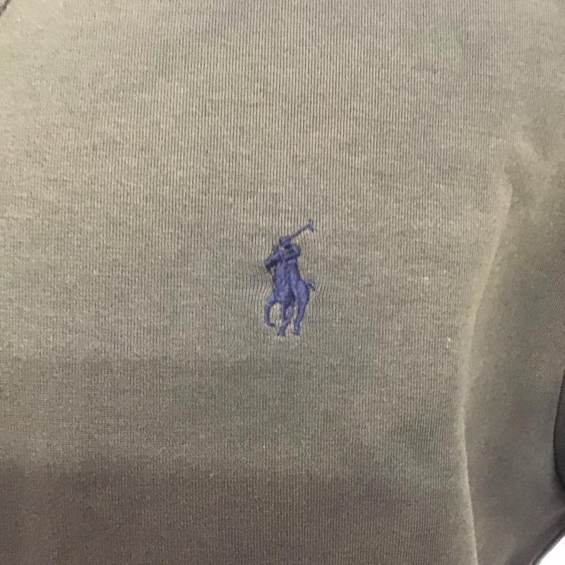 ポロラルフローレン POLO RALPH LAUREN カットソー 半袖 半袖カットソー プリントTシャツ クルーネックカットソー M ロゴ、文字 カーキ / カーキ /  メンズ USED 古着 中古 10120382