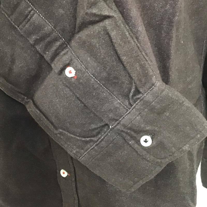 トミーヒルフィガー TOMMY HILFIGER シャツ、ブラウス 長袖 0887859447-204 起毛 M ワンポイント ダークブラウン / ダークブラウン /  メンズ USED 古着 中古 10111186