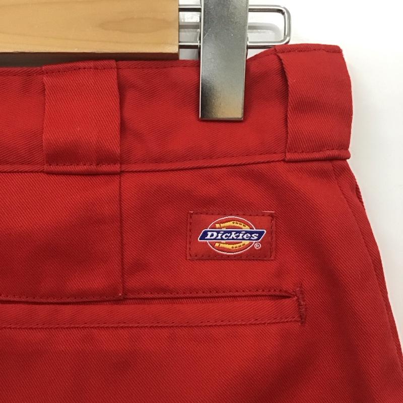 ディッキーズ Dickies パンツ ワークパンツ、ペインターパンツ ワークパンツ ワイドパンツ カジュアルパンツ デニムパンツ ストレートパンツ 30インチ 無地 赤 / レッド /  メンズ USED 古着 中古 10109860