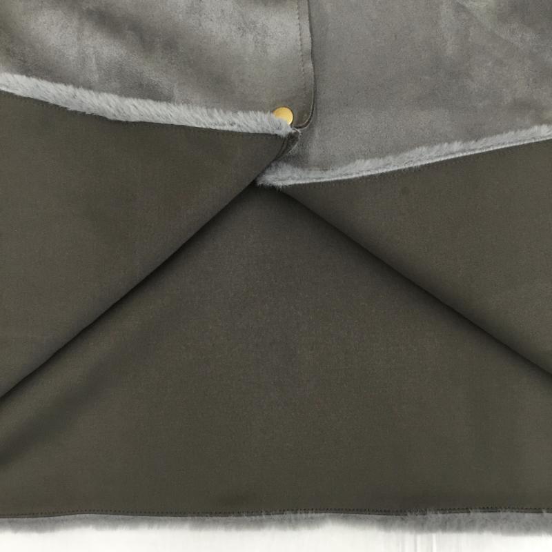 ザラ ZARA コート 毛皮、ファー S 無地 灰 / グレー /  レディース USED 古着 中古 10140880
