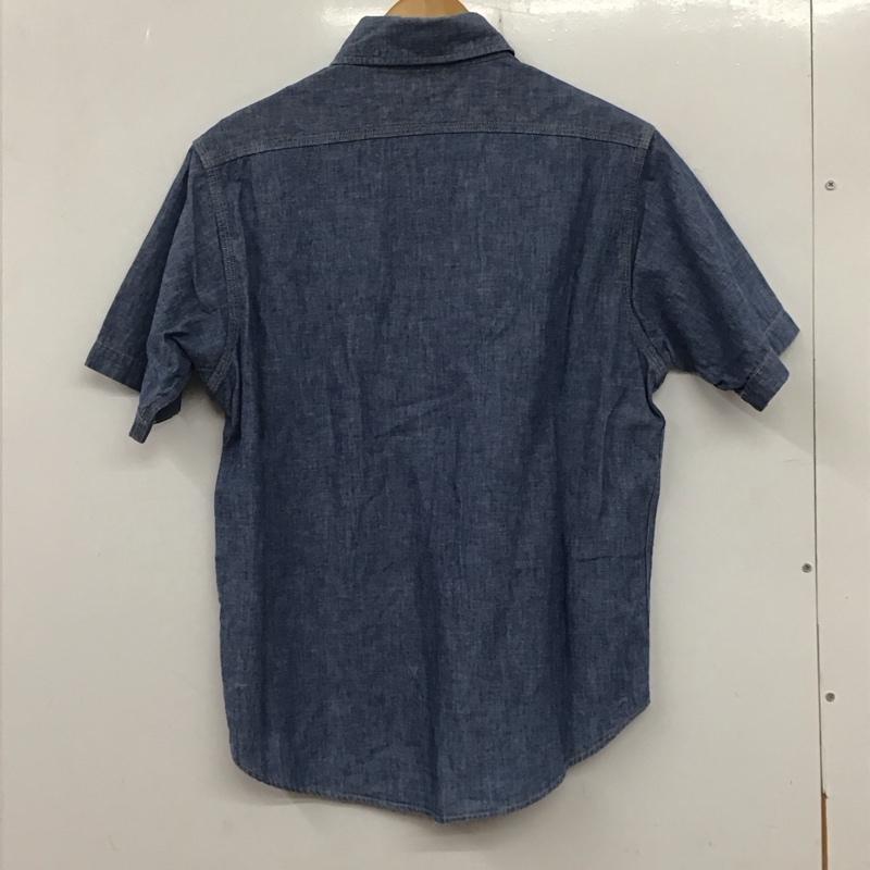 シュガーケーン SUGAR CANE シャツ、ブラウス 半袖 S 無地 水色 / ライトブルー /  メンズ USED 古着 中古 10134523