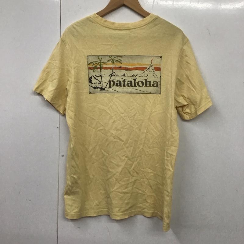 パタゴニア patagonia Tシャツ 半袖 pataloha S プリント 黄 / イエロー /  メンズ USED 古着 中古 10131349