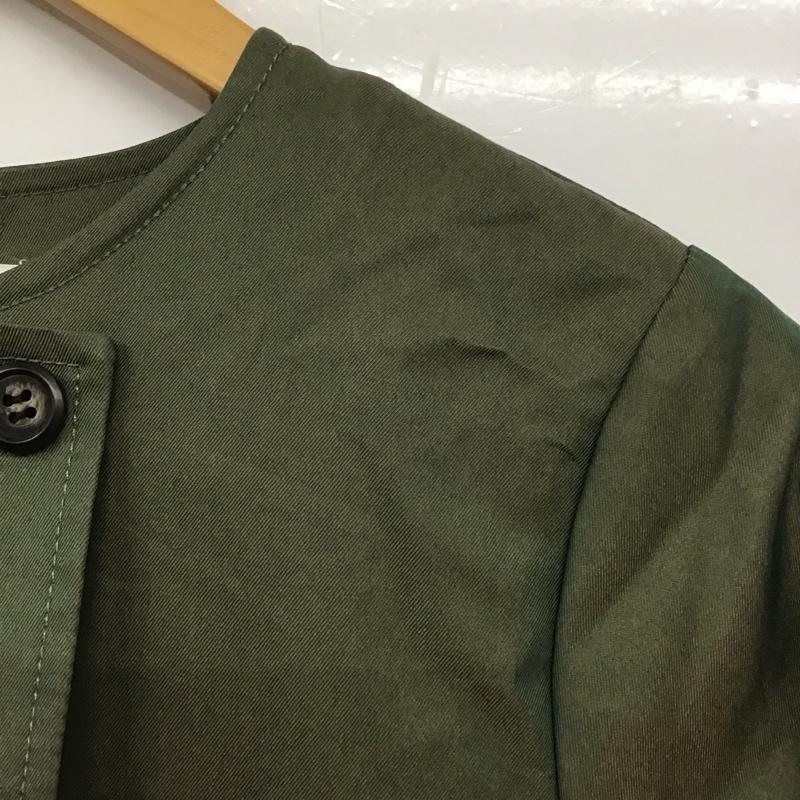 ラディエイト Radiate コート コート一般 Z82632 ノーカラー ライナー付き M 無地 カーキ / カーキ /  レディース USED 古着 中古 10145956