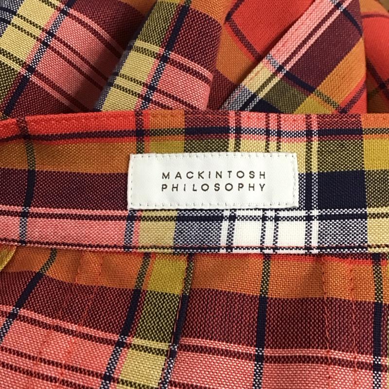 マッキントッシュフィロソフィー MACKINTOSH PHILOSOPH スカート ひざ丈スカート プリーツスカート チェックスカート 36 チェック マルチカラー / マルチカラー /  レディース USED 古着 中古 10121202