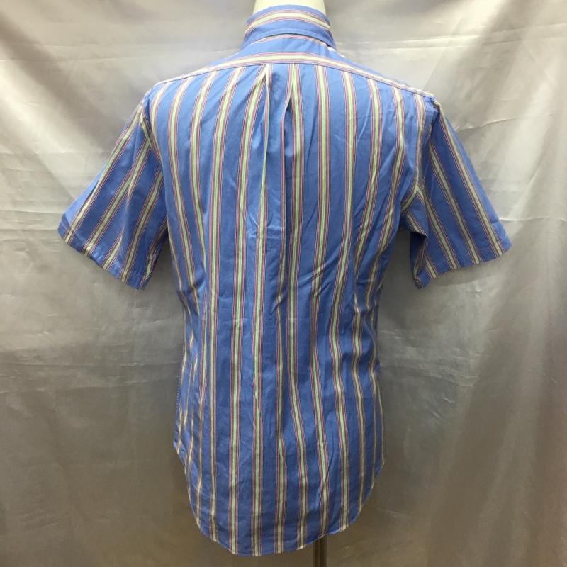 ラルフローレン RALPHLAUREN シャツ、ブラウス 半袖 ボタンダウン ストライプ S ワンポイント マルチカラー / マルチカラー /  メンズ USED 古着 中古 10117199