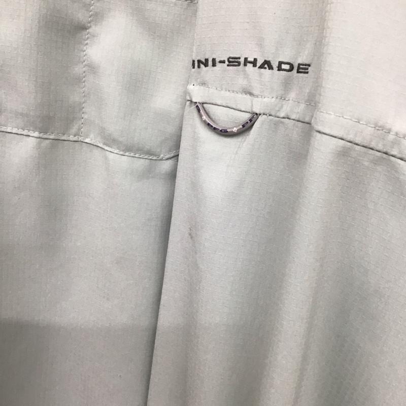 コロンビア Columbia シャツ、ブラウス 長袖 長袖シャツ カラーシャツ ボタンダウンシャツ M ロゴ、文字 緑 / グリーン /  メンズ USED 古着 中古 10132429