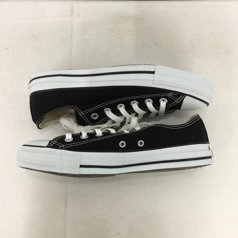 コンバース CONVERSE スニーカー スニーカー M9166 ALL STAR OX ローカット 25.5cm 箱有 25.5cm ロゴ、文字 黒 / ブラック /  メンズ USED 古着 中古 10148853