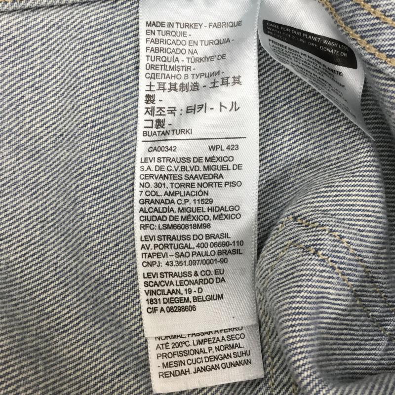 リーバイス Levi s ジャケット、上着 ジャケット、ブレザー デニムジャケット XS 無地 青 / ブルー /  メンズ USED 古着 中古 10137324