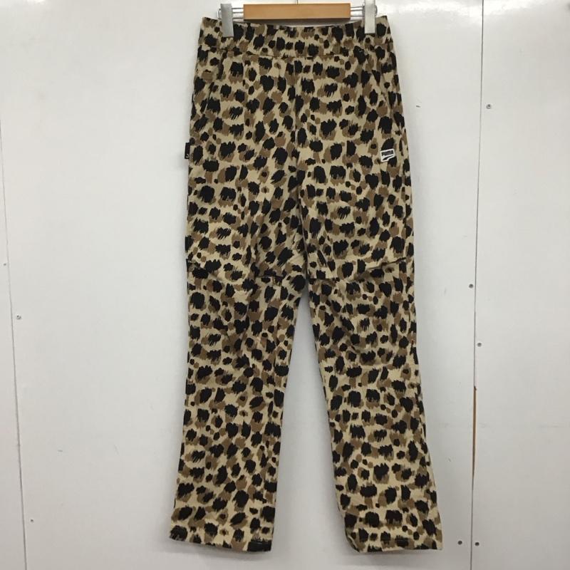 プーマ PUMA パンツ ワークパンツ、ペインターパンツ ワイドパンツ カジュアルパンツ ワークパンツ XS プリント ベージュ / ベージュ /  メンズ USED 古着 中古 10139589