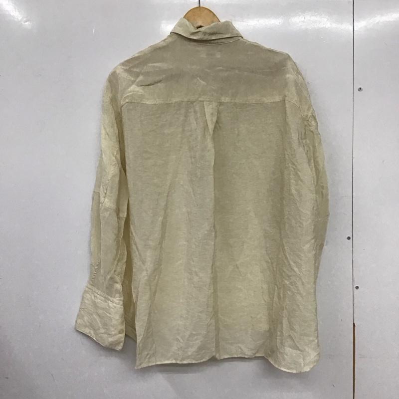 ローリーズファーム LOWRYS FARM シャツ、ブラウス 長袖 FREE 無地 アイボリー / アイボリー /  レディース USED 古着 中古 10137385