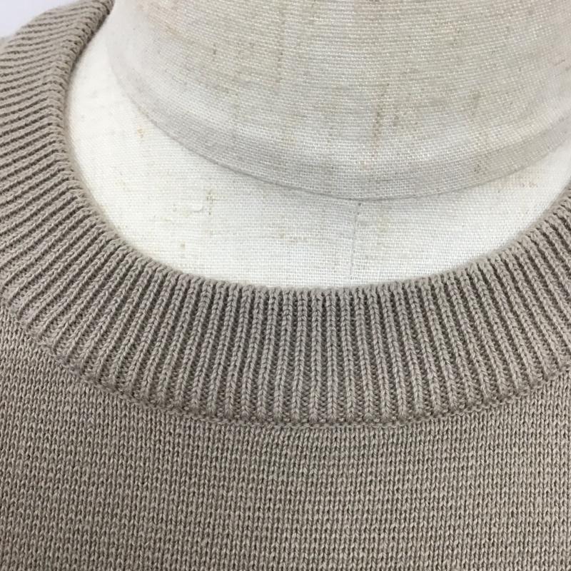 ザ ショップ ティーケー THE SHOP TK ニット、セーター 長袖 長袖 M 無地 茶 / ブラウン /  メンズ USED 古着 中古 10117271