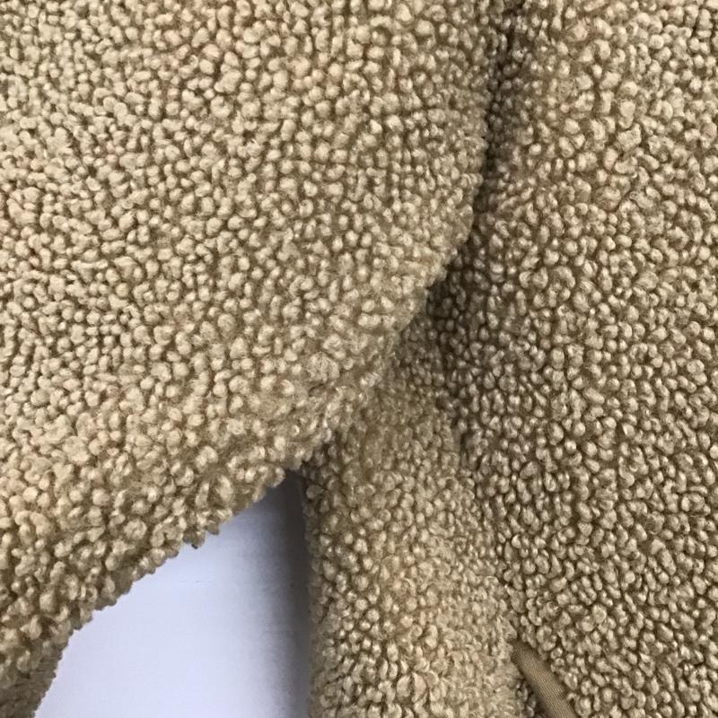ユニクロ UNIQLO ジャケット、上着 ジャケット、ブレザー 241-418245 ボアフリースVネックフルジップカーディガン アウター XL 無地 ベージュ / ベージュ /  レディース USED 古着 中古 10143753