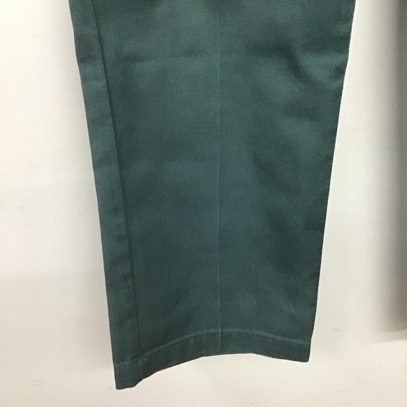 ディッキーズ Dickies パンツ ワークパンツ、ペインターパンツ ワークパンツ ワイドパンツ カジュアルパンツ 32インチ ロゴ、文字 緑 / グリーン /  メンズ USED 古着 中古 10149195