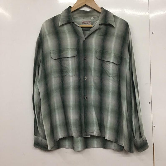 リビエラ Rivieras シャツ、ブラウス 長袖 長袖シャツ チェックシャツ カラーシャツ 古着 L チェック マルチカラー / マルチカラー /  メンズ USED 古着 中古 10146033