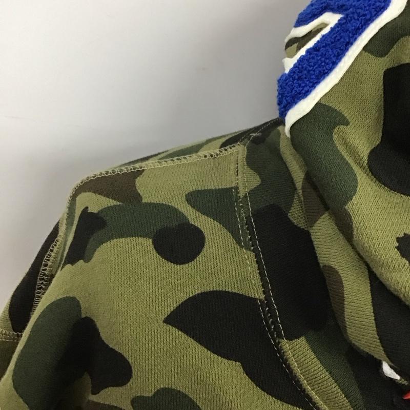 アベイシングエイプ A BATHING APE パーカー 長袖 ジップアップパーカー 長袖パーカー フード付きパーカー 長袖スウェット カモフラージュ柄・迷彩 マルチカラー / マルチカラー /  メンズ USED 古着 中古 10107412