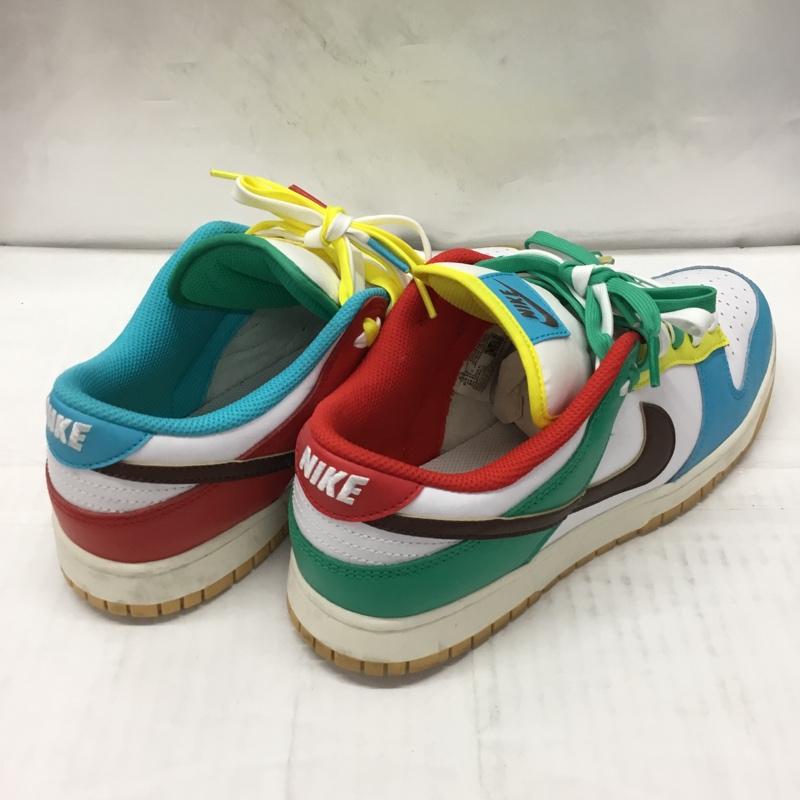 ナイキ NIKE スニーカー スニーカー DH0952-100 DUNK LOW SE 27.5cm 箱有 Free 99 27.5cm ロゴ、文字 白 / ホワイト / X 茶 / ブラウン / X 赤 / レッド / X 黄 / イエロー / X 緑 / グリーン / X 水色 / ライトブルー /  メンズ USED 古着 中古 10107569
