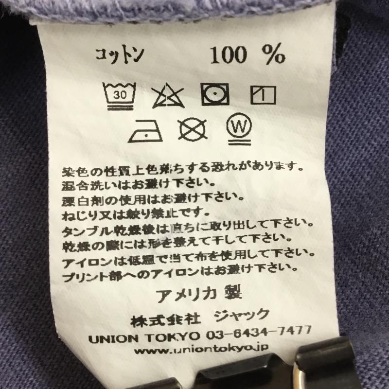 ユニオン UNION Tシャツ 長袖 UNION ORIFINAL BACCDA LS TEE L ロゴ、文字 紫 / パープル /  メンズ USED 古着 中古 10149773