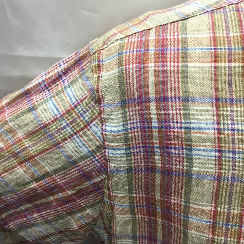 ラルフローレン RALPHLAUREN シャツ、ブラウス 半袖 チェックシャツ 半袖シャツ カラーシャツ ボタンダウンシャツ M チェック マルチカラー / マルチカラー /  メンズ USED 古着 中古 10108736
