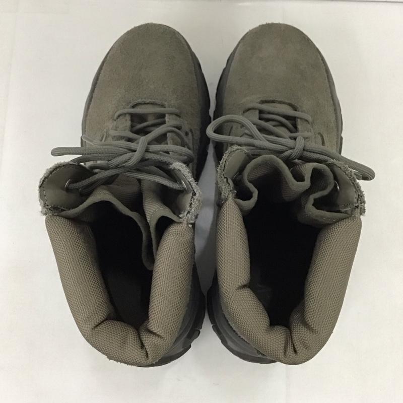 ザラ ZARA ブーツ 一般 2113 420 131 レースアップ ミリタリーブーツ 27.6cm US：10 無地 灰 / グレー /  メンズ USED 古着 中古 10132546