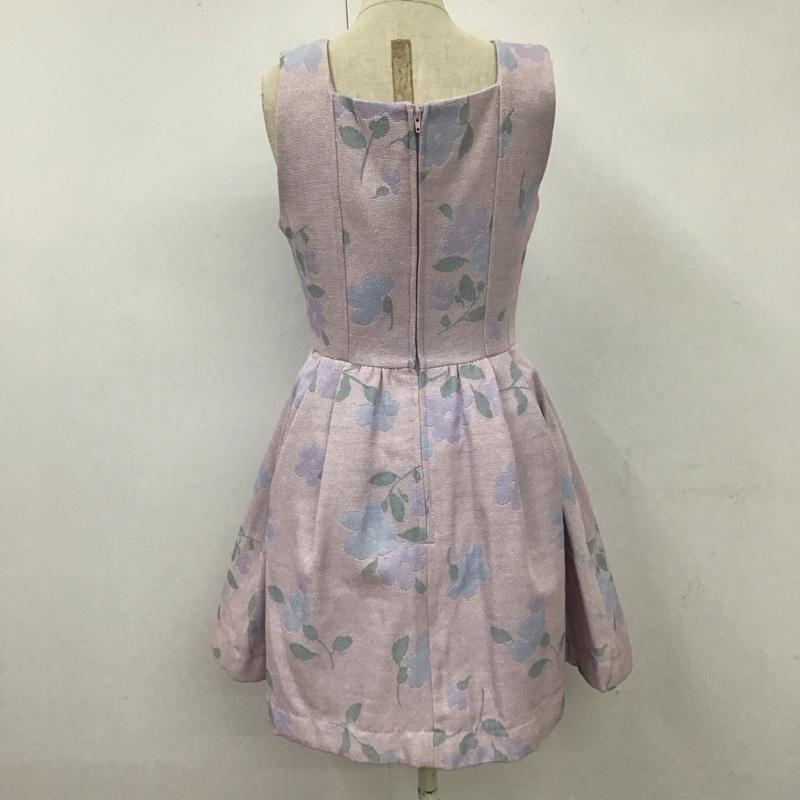 ダズリン dazzlin ワンピース ミニスカート 021650305001 フラワージャカードミニワンピース ノースリーブワンピース S プリント マルチカラー / マルチカラー /  レディース USED 古着 中古 10114941