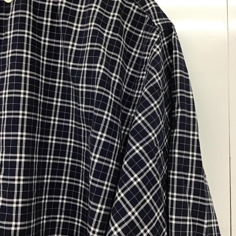 エシンタ etsinta シャツ、ブラウス 長袖 長袖シャツ ノーカラーシャツ チェックシャツ チェック マルチカラー / マルチカラー /  メンズ USED 古着 中古 10132907
