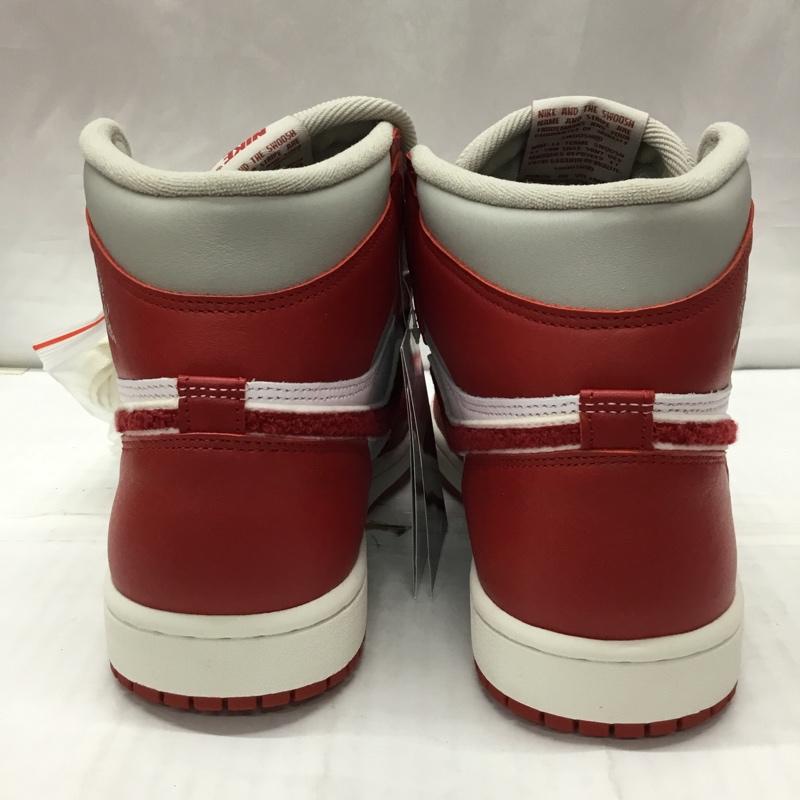 ナイキ NIKE スニーカー スニーカー DJ4891-061 WMNS AIR JORDAN 1 RETRO HIGH OG 26cm 箱有 26.0cm ロゴ、文字 白 / ホワイト / X 赤 / レッド /  メンズ USED 古着 中古 10117605